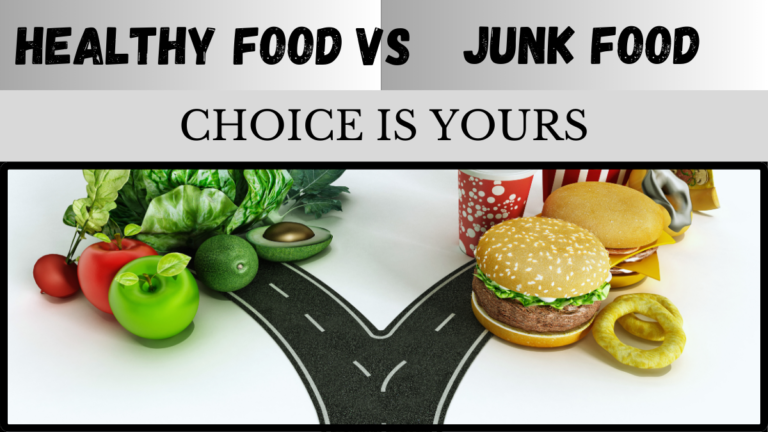 healthy food vs junk food