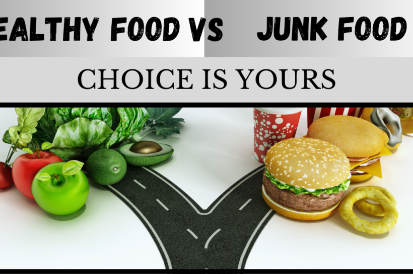 healthy food vs junk food